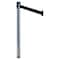 Tatco Stanchion Posts, Box 1 of 2, 40"H, 2/BX, Chrome 2PK TCO11500 - alternate 1